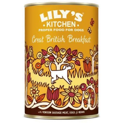 LILY'S KITCHEN Lattina Umido ENGLISH BREAKFAST ( cervo - prosciutto ) 400 gr