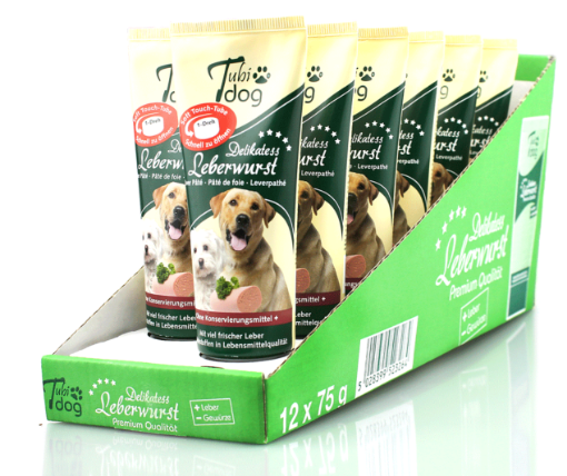 TUBIDOG CREMA SOFT  al gusto FEGATO 75 GR. GRAIN FREE