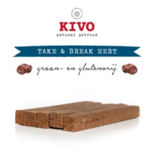 KIVO TAKE A BREAK SOFT SNACK 50 BARRETTE 18 CM al gusto CERVO GRAIN FREE