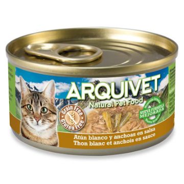 ARQUIVET UMIDO GATTO TONNO BIANCO E ACCIUGHE 80 gr