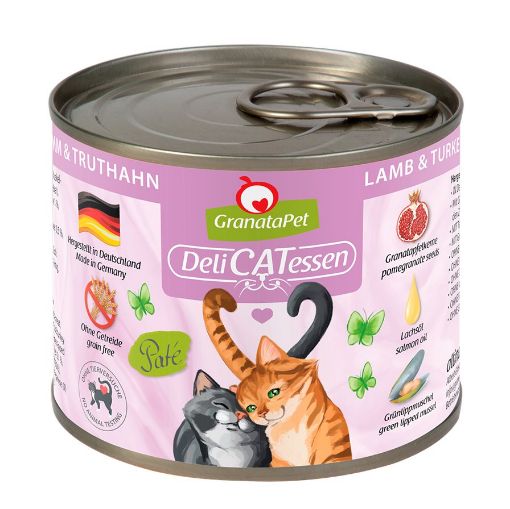 GRANATAPET GATTO UMIDO DELICATESSEN AGNELLO E TACCHINO 200 gr.