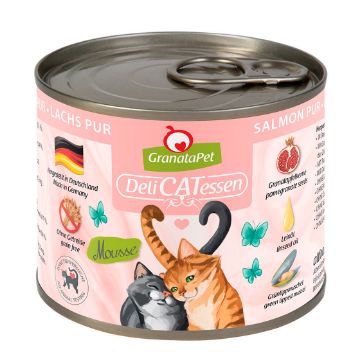 GRANATAPET GATTO UMIDO DELICATESSEN PUR SALMONE 200 gr.