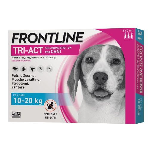 FRONTLINE TRIACT 10-20 kg - 6 PIPETTE ANTIPARASSITARIO