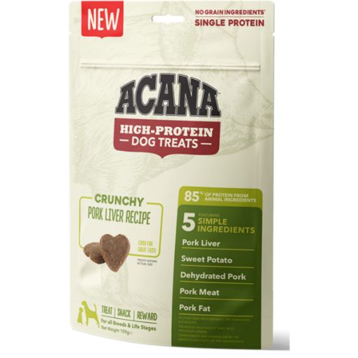 ACANA CRUNCHY SNACK PORK LIVER MAIALE  100 GR.