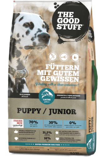 THE GOODSTUFF SALMONE CANE PUPPY  MONOPROTEICO  12,5 KG GRAIN FREE 
