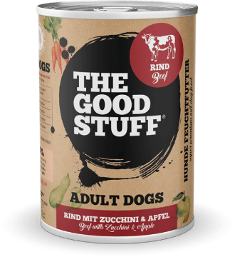 THE GOODSTUFF MANZO E ZUCCHINE UMIDO CANE  COMPLETO 800 GR. LATTINA