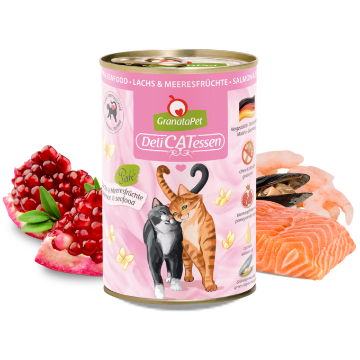 GRANATAPET GATTO UMIDO DELICATESSEN SALMONE FRUTTI DI MARE 200 gr