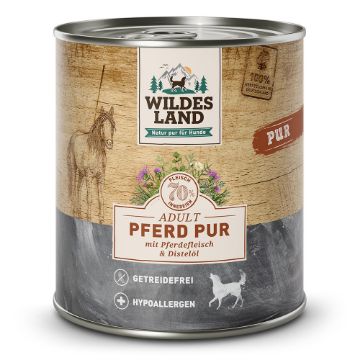 WILDES LAND PUR CAVALLO 800 gr UMIDO CANE Completo 