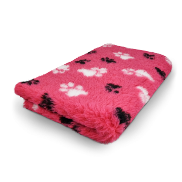 Immagine di 150 x 100 cm VET BED FUCSIA CON ZAMPE