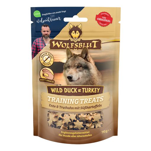 70 GR CERVO SNACK WILD ANATRA TACCHINO  WOLFSBLUT