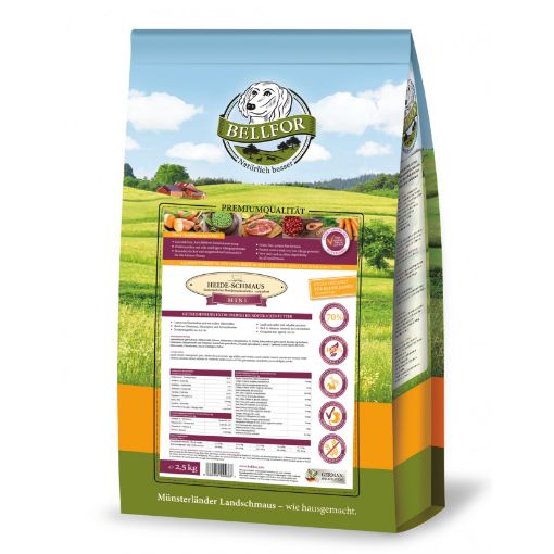 BELLFOR MINI AGNELLO CONIGLIO HEIDE 2,5 kg ADULTO  GRAIN FREE 