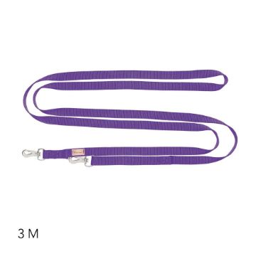 GUINZAGLIO HAQIHANA ALLUNGABILE A 3 METRI VIOLA 20 mm (Larghezza)