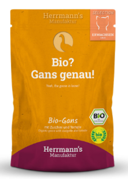 100 GR GERRMANN'S BIO OCA CON ZUCCHINE E POMODORINI UMIDO GATTO COMPLETO