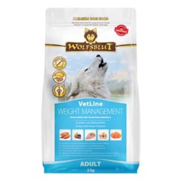 WOLFSBLUT VETLINE WEIGHT MANAGEMENT TACCHINO LIGHT per CANE 2 Kg  GRAIN FREE   