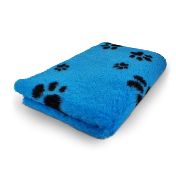 Tappeto VETBED TURCHESE CON ZAMPE NERE  tg. M 100 X 75 cm antiscivolo cani gatti 