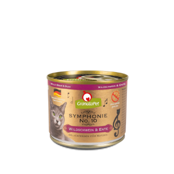 GRANATAPET  SYMPHONIE N. 10 CINGHIALE E ANATRA 200 gr  GATTO UMIDO