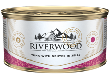 RIVERWOOD CAVIAR  TONNO E DENTICE  85 GR.  UMIDO GATTO