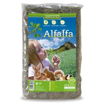 ARQUIVET FIENO ALFAALFA 500 GR per conigli e roditori 