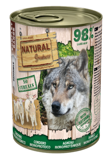 NATURAL GREATNESS  MONO AGNELLO 400 Gr  UMIDO CANE