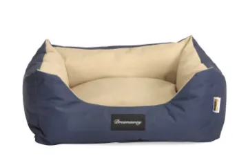 Immagine di SALDI  DIVANETTO CUSCINO Mod. DREAMAWAY BOSTON SOFA BLU e BEIGE  Dimensioni 