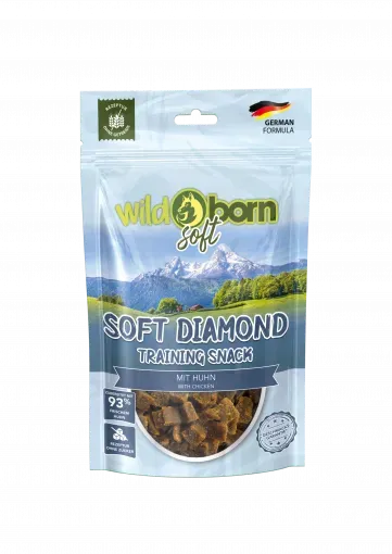 WILDBORN SOFT DIAMOND SNACK POLLO 100 GR. GRAIN FREE