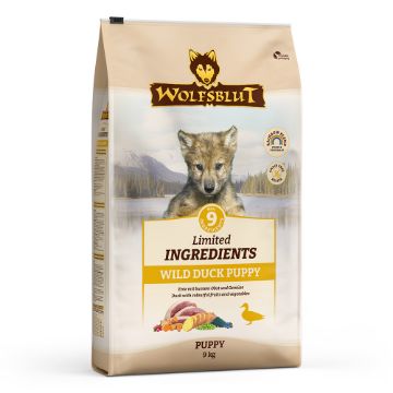  WOLFSBLUT ANATRA PUPPY 9 KG LIMITED INGREDIENT  GRAIN FREE 