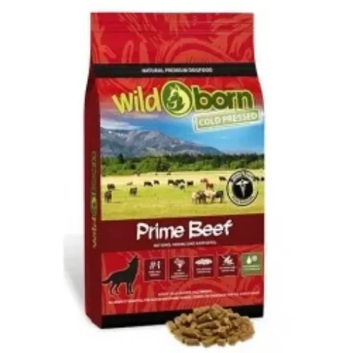 12 KG MANZO WILDBORN PRIME ADULTO PRESSATO A FREDDO GRAIN FREE