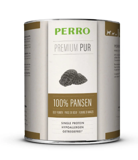 PERRO 820 GR TRIPPA VERDE DI MANZO PUR GRAIN FREE UMIDO CANE