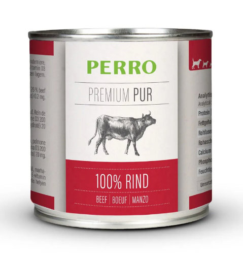 PERRO 200 GR MANZO PUR GRAIN FREE UMIDO CANE 
