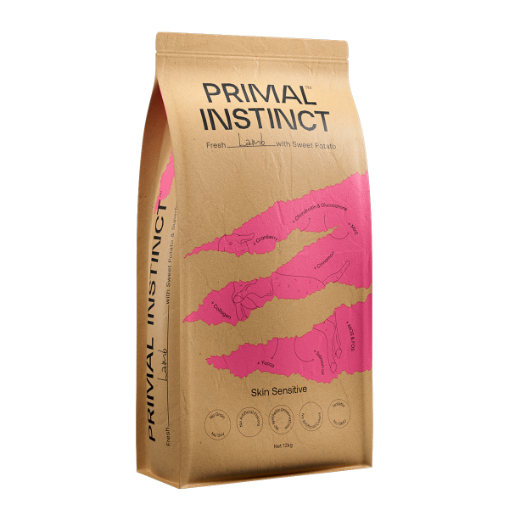 PRIMAL INSTINCT AGNELLO 12 KG SENSITIVE SKIN GRAIN FREE CANE