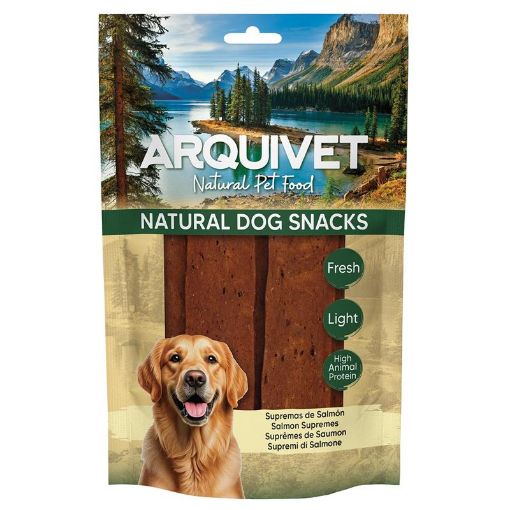 TRANCI DI SALMONE LIGHT ESSICCATO  100 gr snack cane 