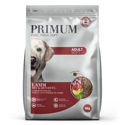 PRIMUM SEMIUMIDO  AGNELLO PATATE 5 kg GRAIN FREE 50/50