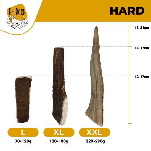 CORNO DI ALCE XXL INTERO  per i cani > 20 KG