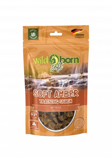 WILDBORN SOFT SNACK ANATRA 350 GR AMBER  GRAIN FREE 