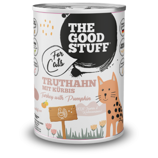 THE GOODSTUFF  TACCHINO E ZUCCA UMIDO GATTO  COMPLETO 400 GR..