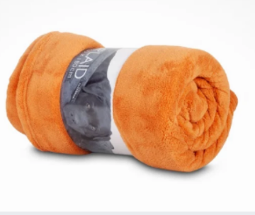 COPERTA PLAID TERRACOTTA 130 X 180 CM  