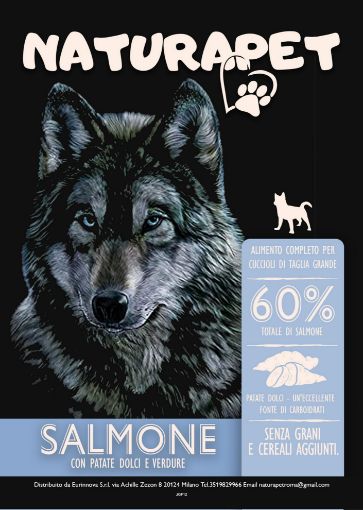 12 KG NATURAPET  SALMONE  PUPPY TG GRANDE