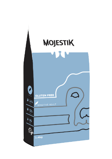 MOJESTIK ANATRA RISO 12 KG SENSITIVE SKIN GLUTEN FREE