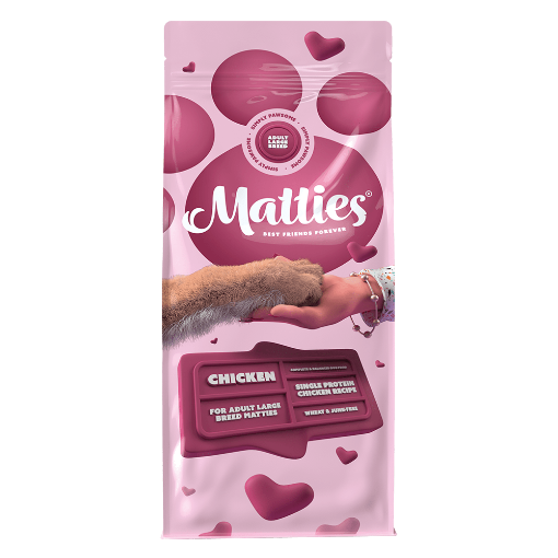 MATTIES LOW GRAIN POLLO TG MEDIO GRANDI 12  KG CANE ADULTO 