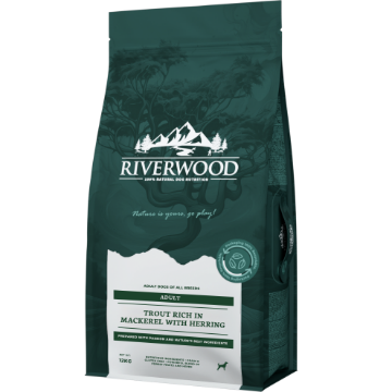 RIVERWOOD CANE  TROTA E SGOMBRO 12 KG 65/35 ADULT GRAIN FR