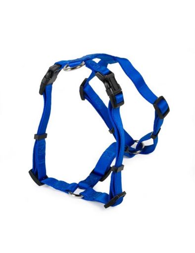 PETTORINA AD H BLU NYLON  TG L 71~91 cm
